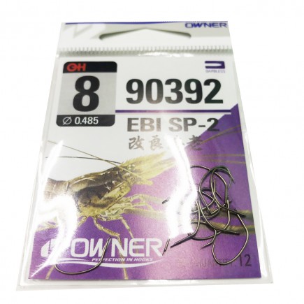 เบ็ดกุ้ง FISHING HOOKS ( EBI SP-2 ) 90392 #8
