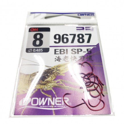 เบ็ดกุ้งFISHING HOOKS ( EBI SP-5 ) 96787 #8