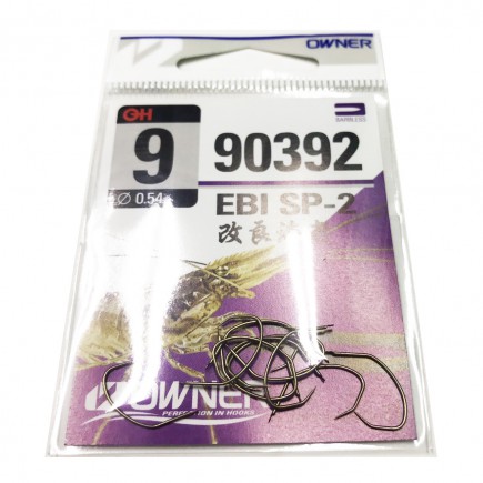 เบ็ดกุ้ง FISHING HOOKS ( EBI SP-2 ) 90392 #9
