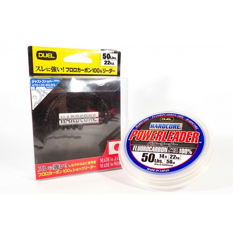 Hardcore Powerleader Fluorocarbon100% 50m 50lbs