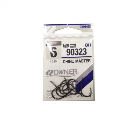 เบ็ดตูดแบน Cutting Point-Chinu Black #90339/6