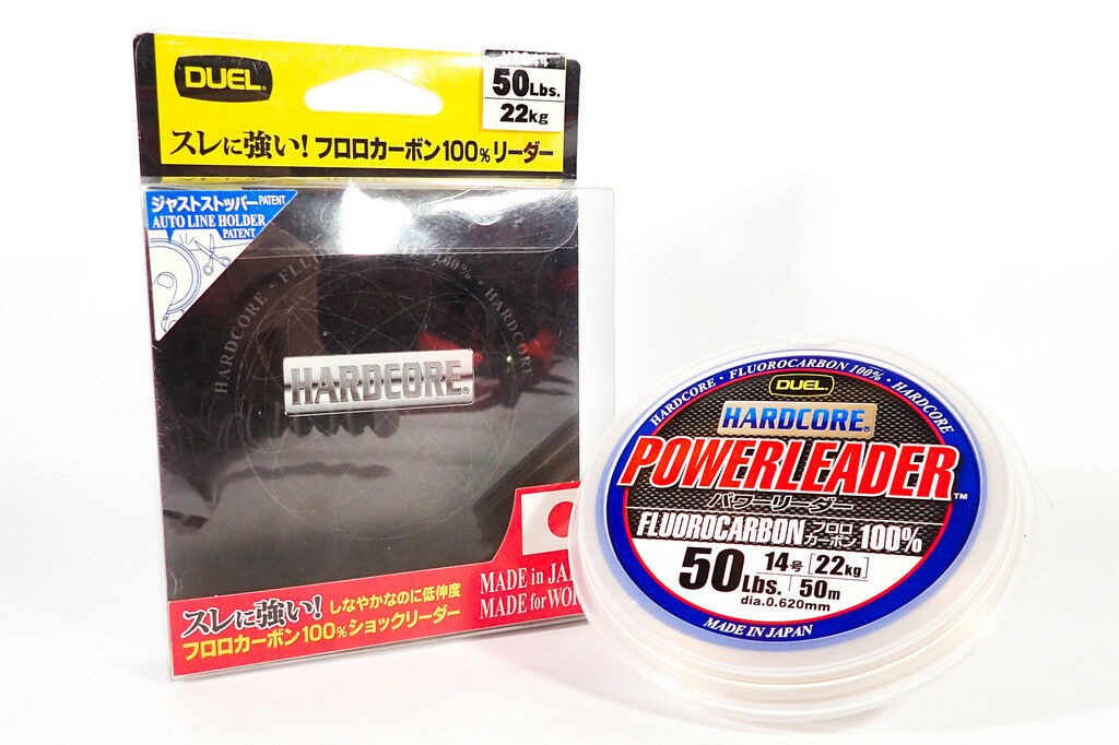 Hardcore Powerleader Fluorocarbon100% 50m 50lbs