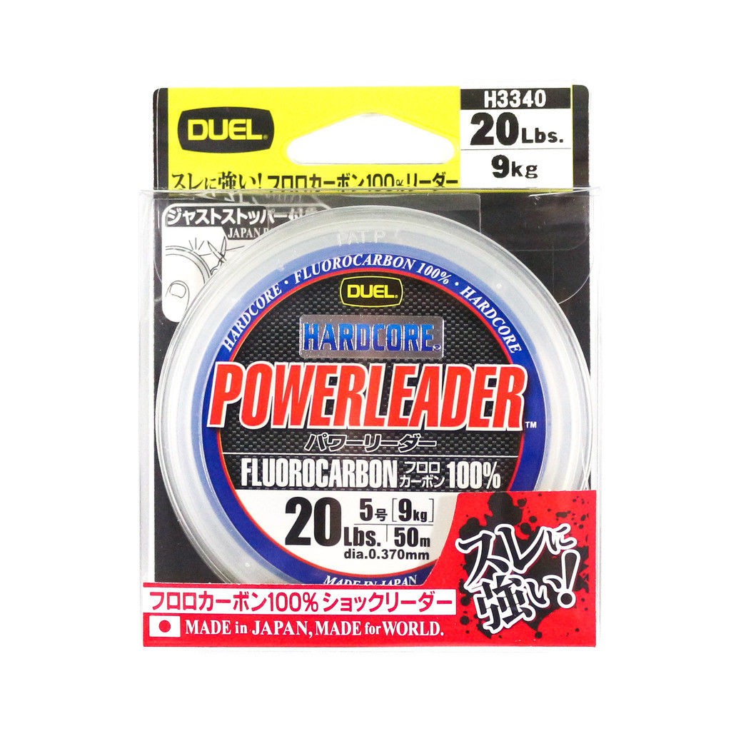 Hardcore Powerleader Fluorocarbon100% 50m 20lbs